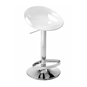 Tabouret moema bar blanc