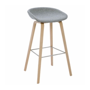 Tabouret amagni bar soft gris clair