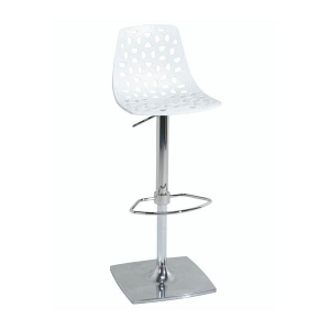 Tabouret tess bar blanc
