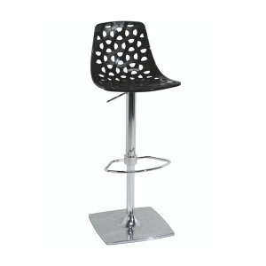 Tabouret tess bar noir