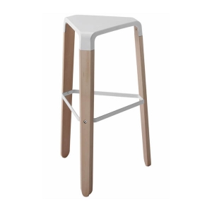 Tabouret picapau blanc