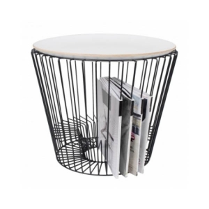 Table pénélope - 40x50 plateau blanc