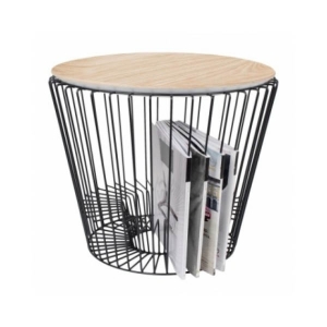 Table pénélope - 40x50 plateau bois