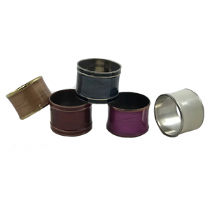 Rond de serviette métallisé 