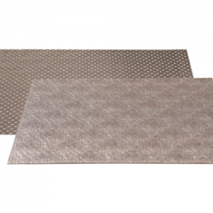 Set de table réversible gris/lin gris